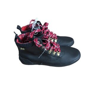 Keds Scout Boot II Black Water Resistant Canvas Boots WF65576 Size 5